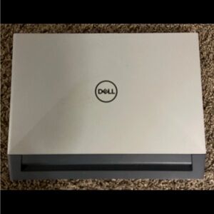 Dell Gray and Black Laptop